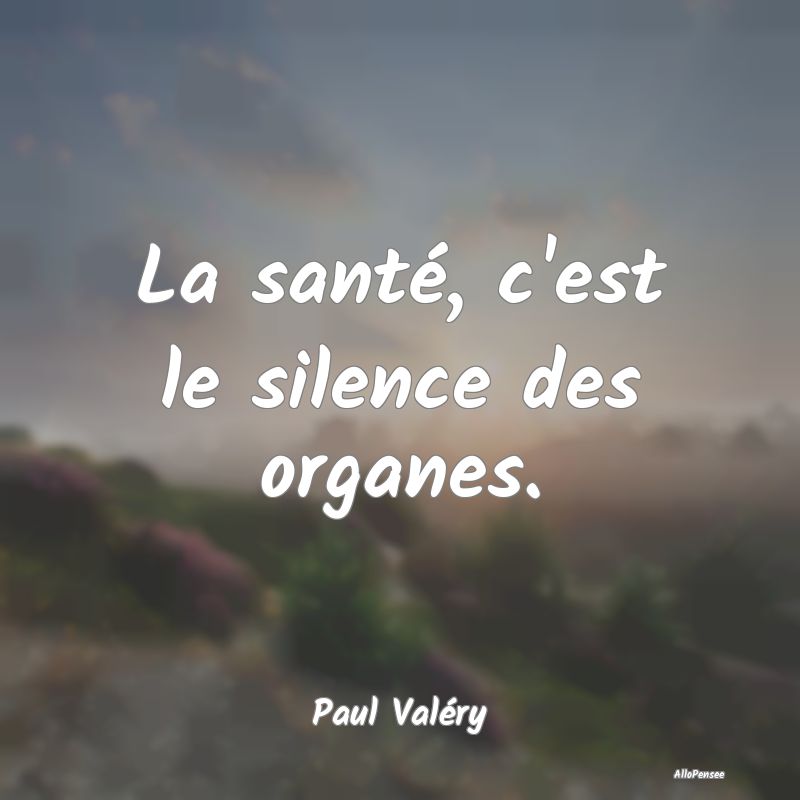 La santé, c