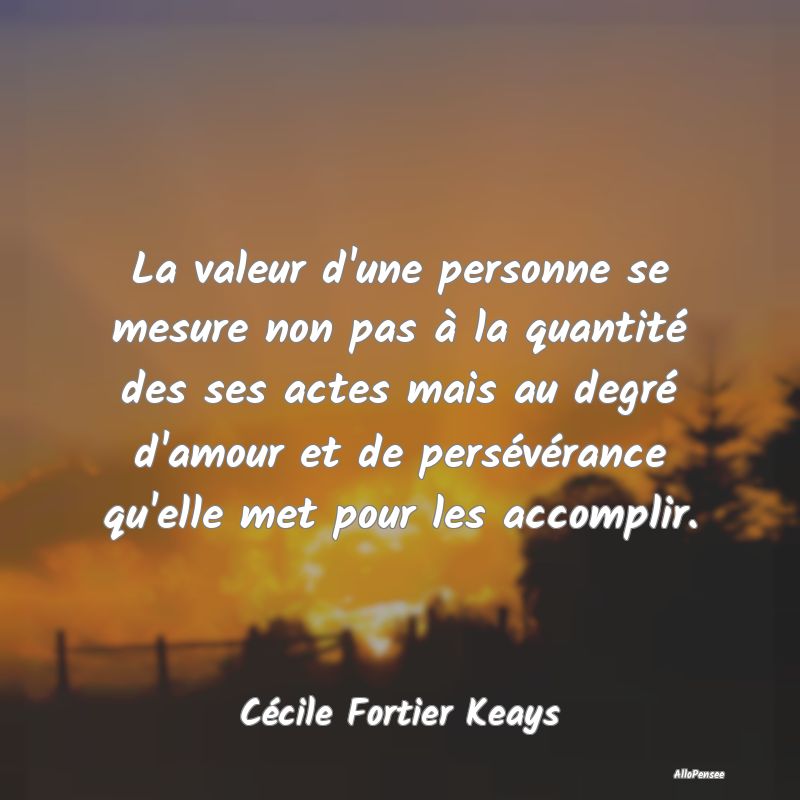 La valeur d