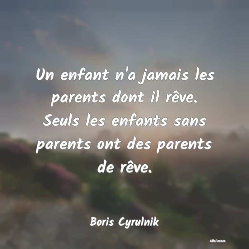 Un enfant n