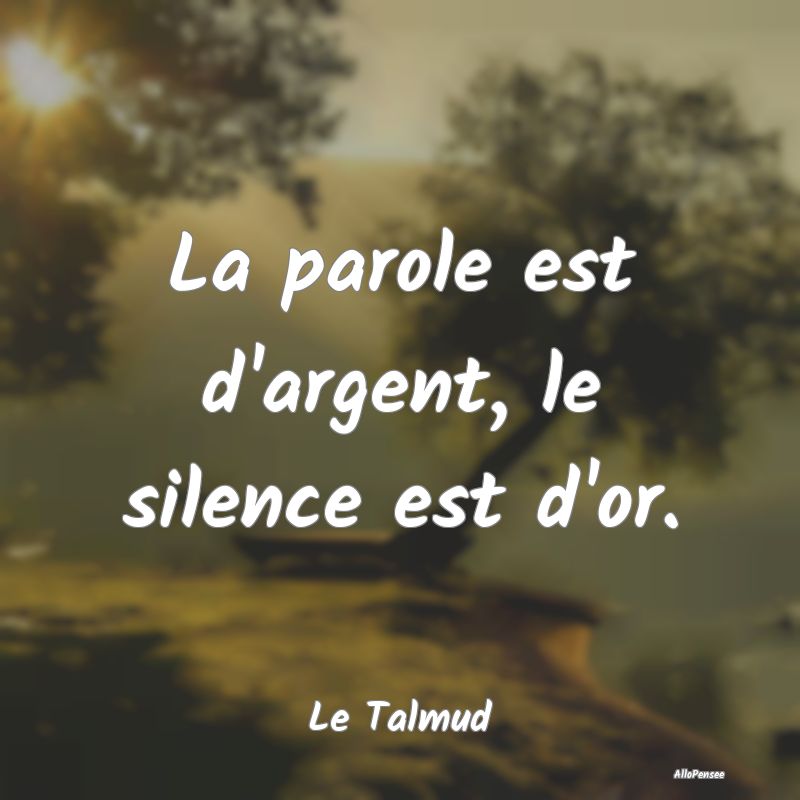 La parole est d