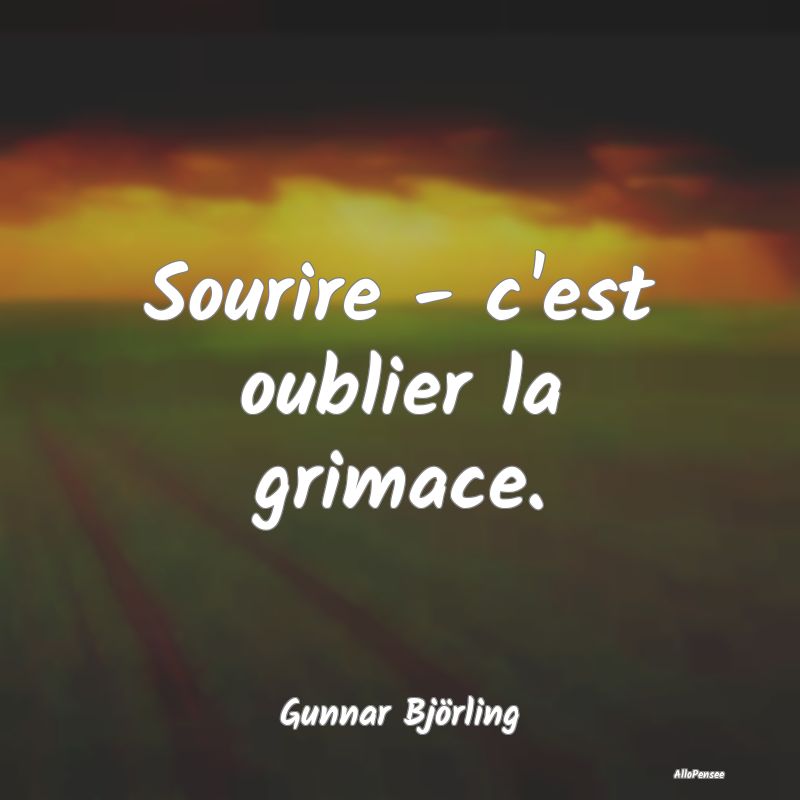 Sourire - c