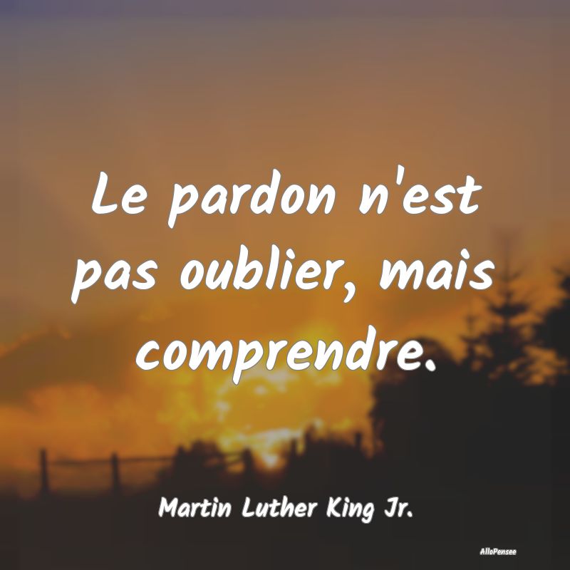 Le pardon n