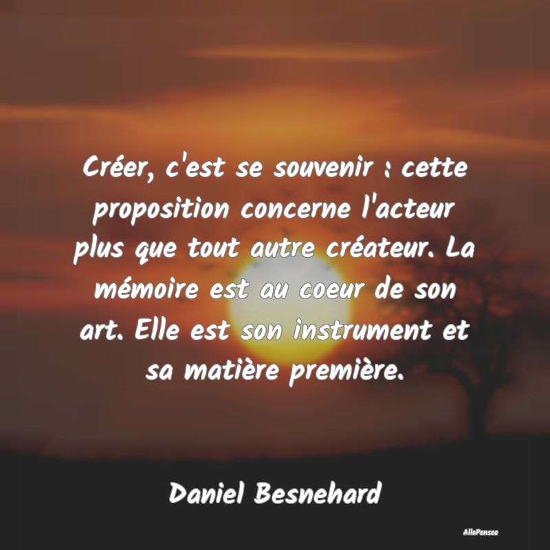 Créer, c