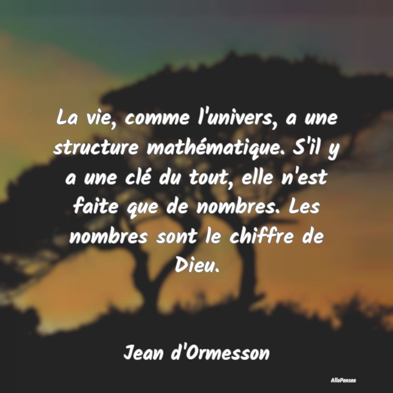 La vie, comme l