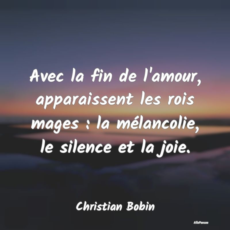 Avec la fin de l