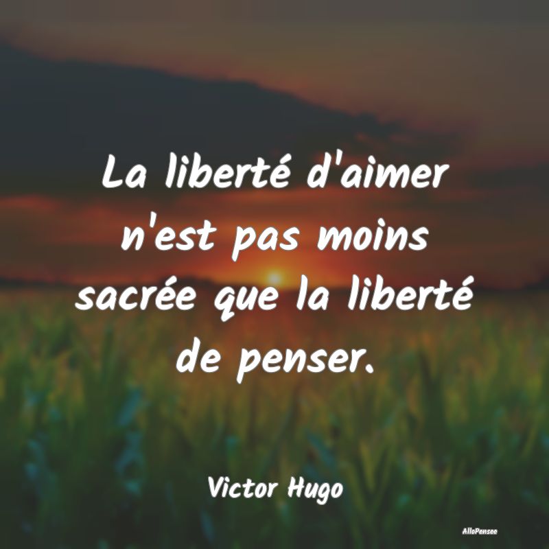 La liberté d