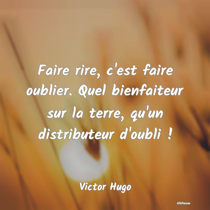 Faire rire, c