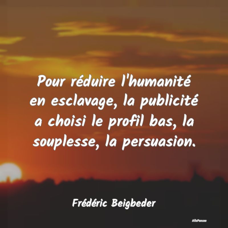 Pour réduire l