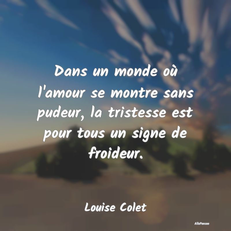 Dans un monde où l
