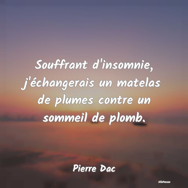 Souffrant d