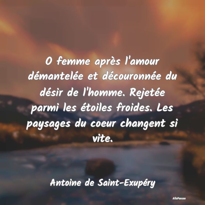 O femme après l