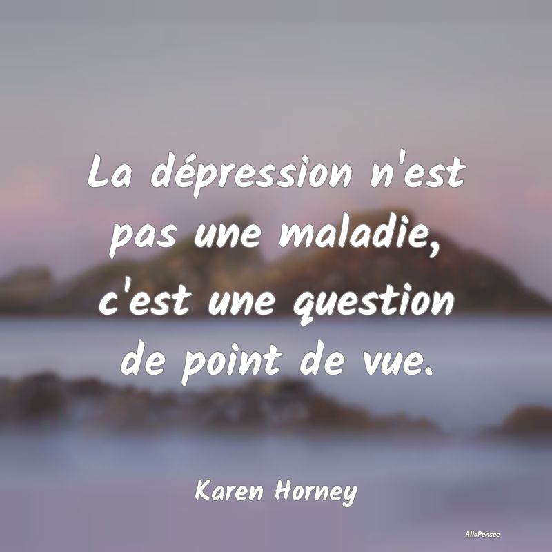 La dépression n