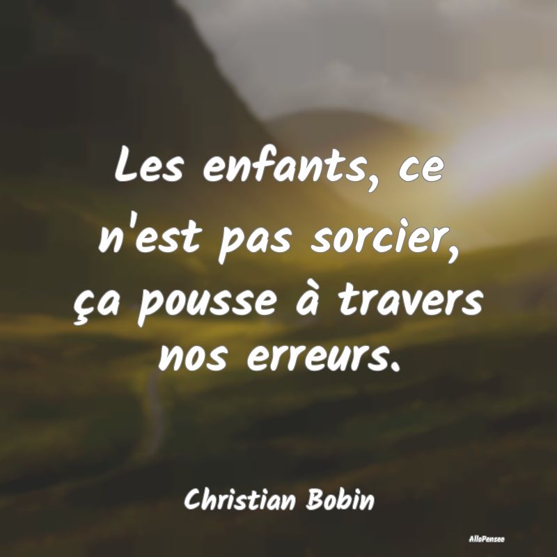 Les enfants, ce n