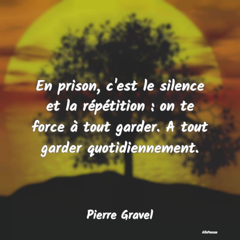 En prison, c