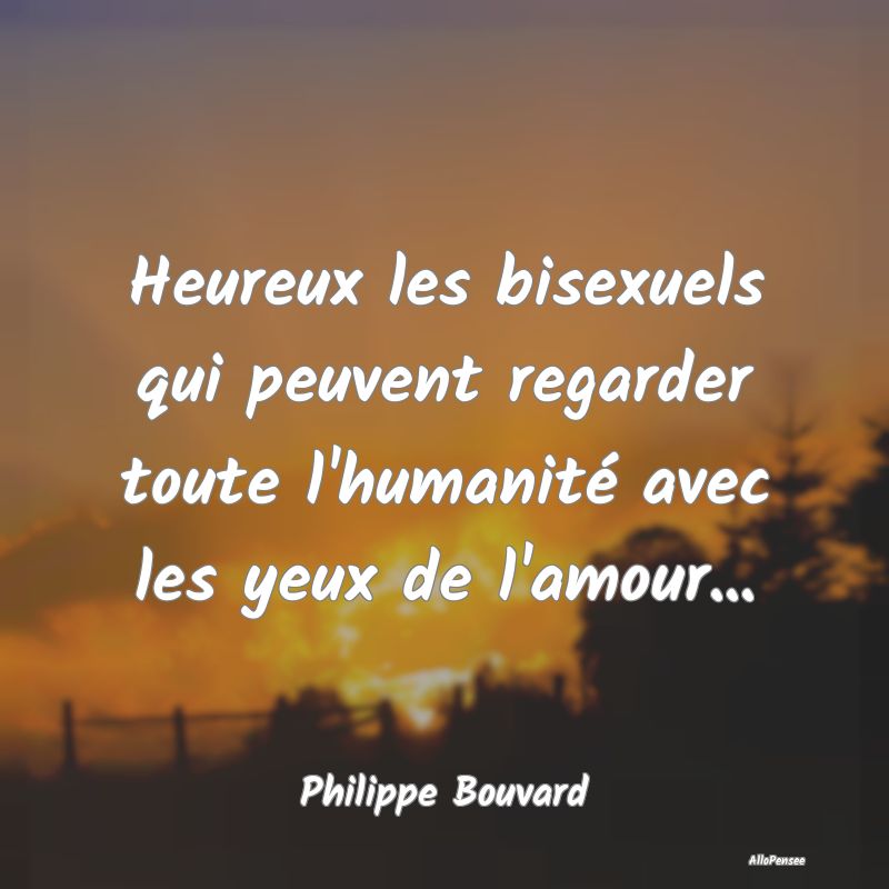 Heureux les bisexuels qui peuvent regarder toute l