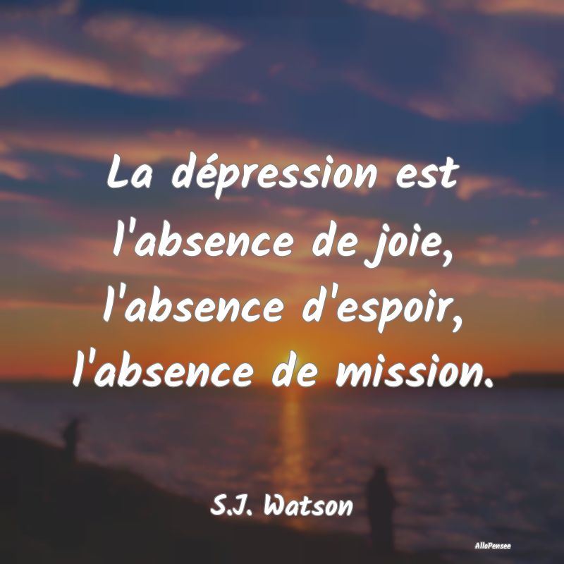 La dépression est l