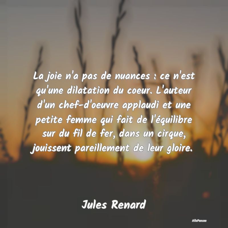 La joie n