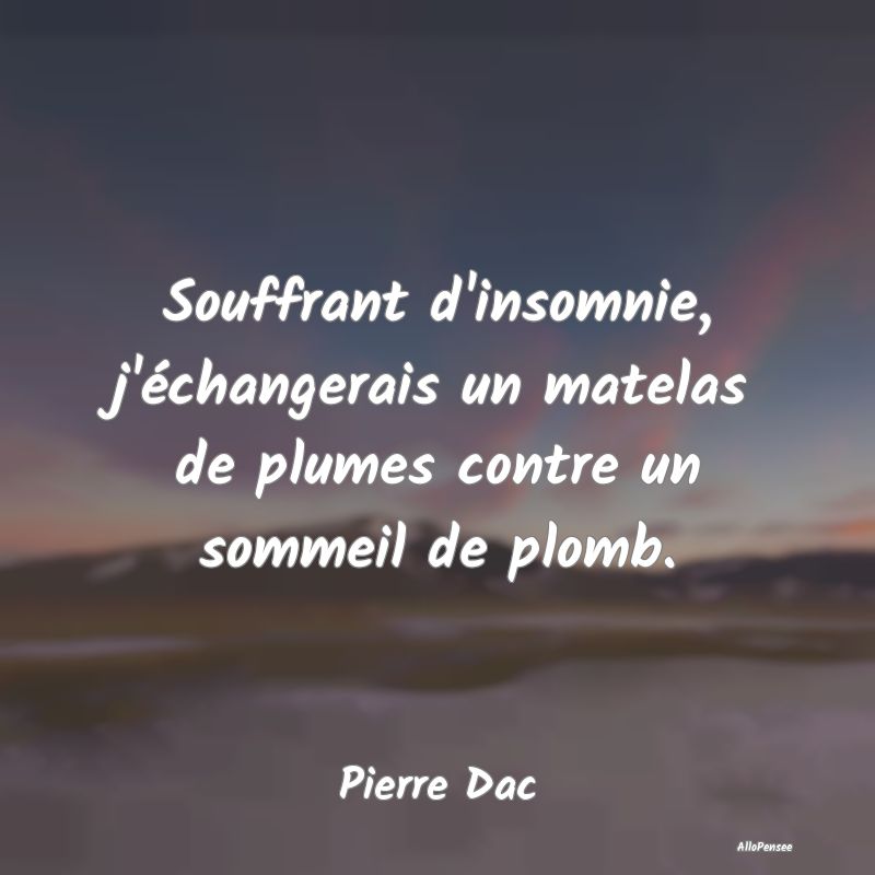 Souffrant d