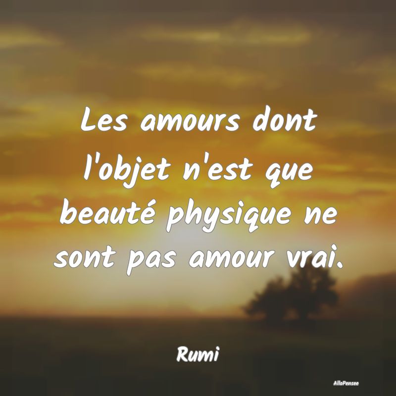 Les amours dont l