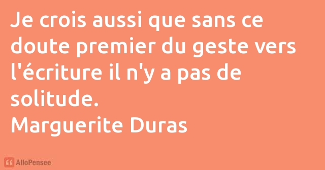 citation Marguerite Duras
