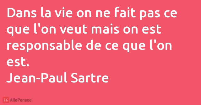 citation Jean-Paul Sartre