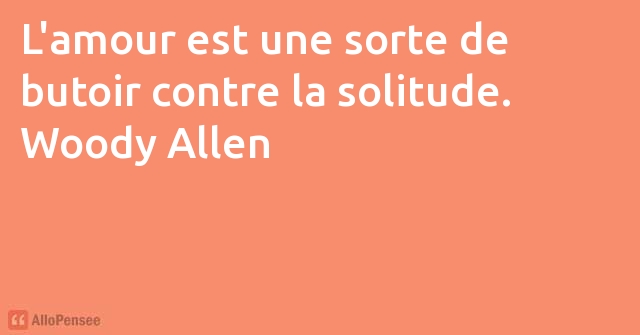 citation Woody Allen