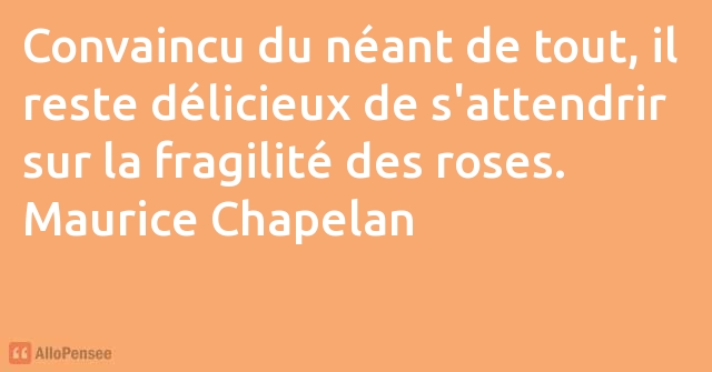 citation Maurice Chapelan