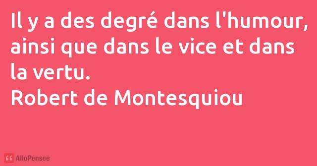 citation Robert de Montesquiou