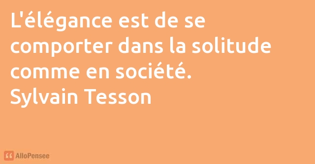 citation Sylvain Tesson