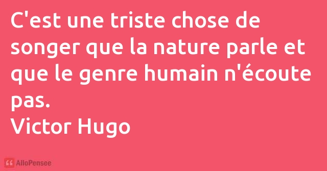 citation Victor Hugo