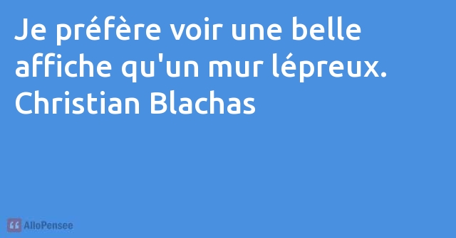 citation Christian Blachas