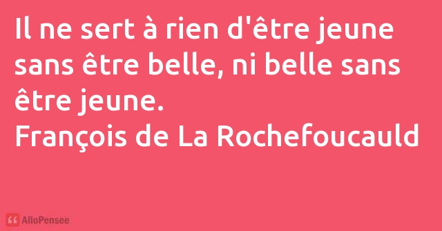 citation François de La Rochefoucauld