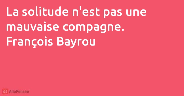 citation François Bayrou