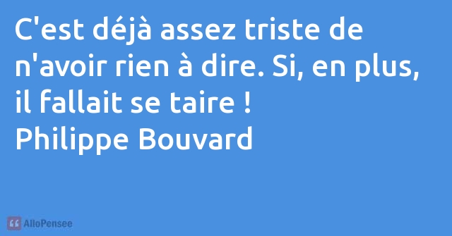 citation Philippe Bouvard