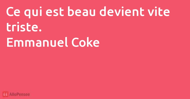 citation Emmanuel Coke